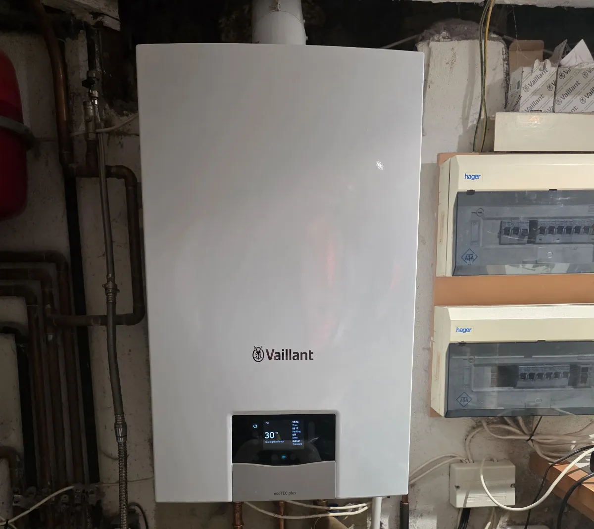 New Vaillant boiler installation on Mitcham